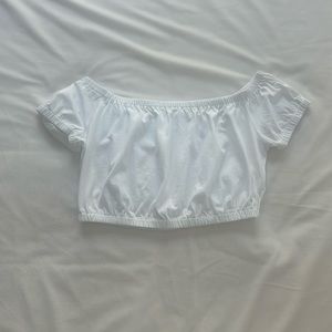 Aritzia Off the Shoulder Crop Top